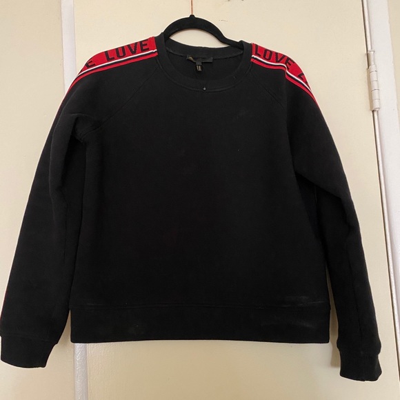 Make Love cotton-blend sweatshirt